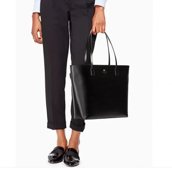 Kate Spade Leather Tori Tote Black - Picture 2 of 7